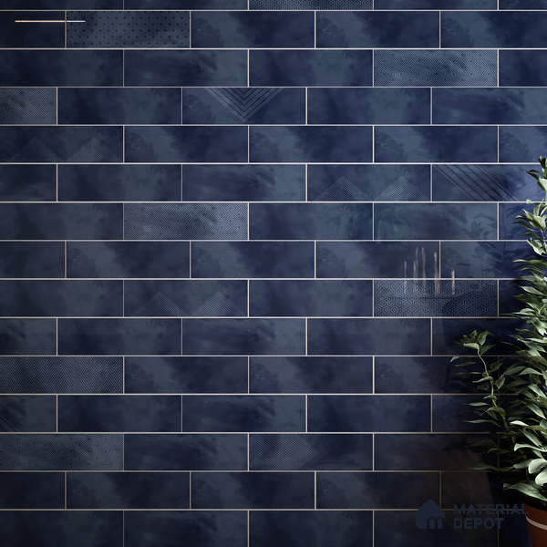 Subway Wall Tile TL 06427 I Eterna Azure 12 x 4 inch Ceramic