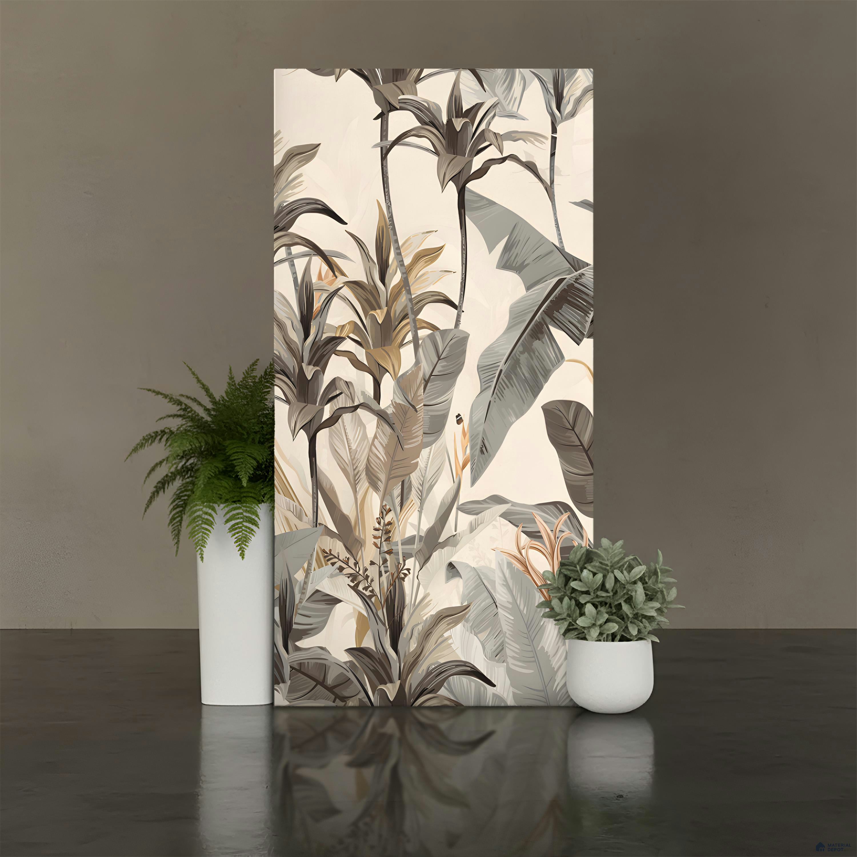 Tropical Wall Tile TL 06126 Forest Crema Decor 4×2 ft Matte